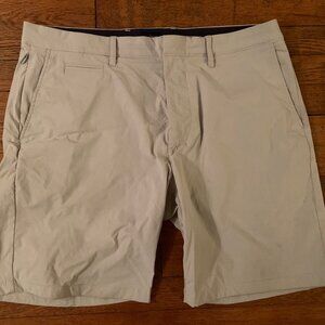 J. Crew 9" Tech Short, new & unworn (stone)